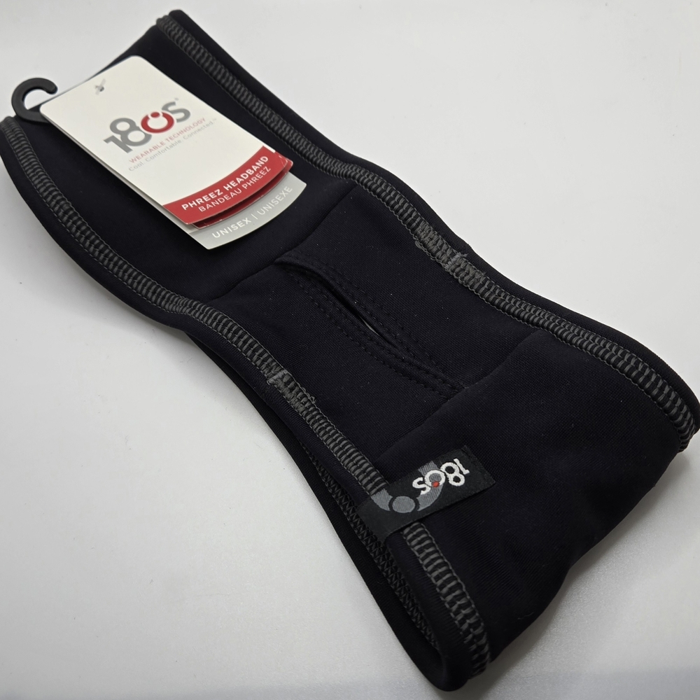 ❄️ 180s Phreez Black Active Headband Quantum Heat Fabric NWT